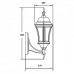 Настенный фонарь уличный 91301L Gb Oasis Light