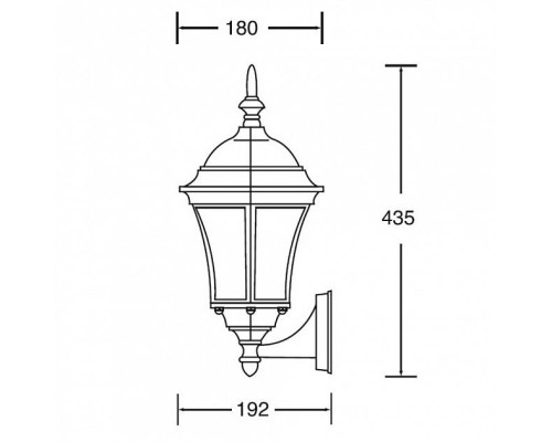 Настенный фонарь уличный 91301S Bl Oasis Light Настенный фонарь уличный 91301S Bl Oasis Light