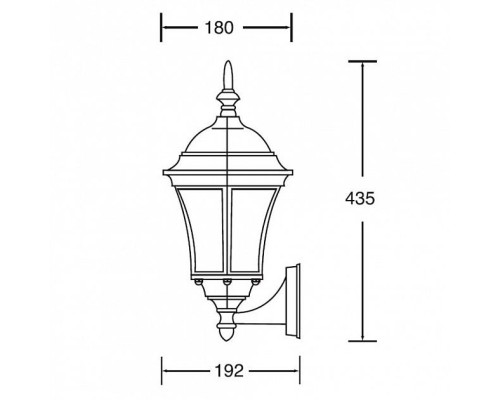 Настенный фонарь уличный 91301S Gb Oasis Light Настенный фонарь уличный 91301S Gb Oasis Light