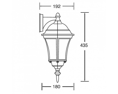 Настенный фонарь уличный 91302S Gb Oasis Light Настенный фонарь уличный 91302S Gb Oasis Light