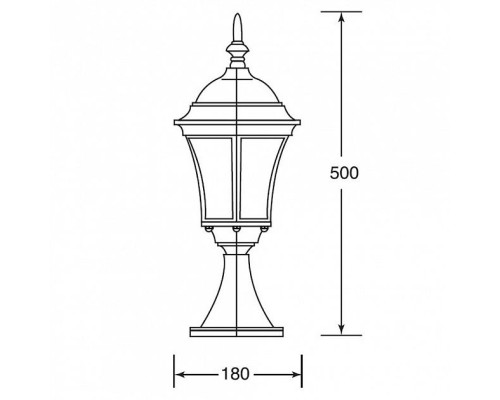 Наземный фонарь 91304S Gb Oasis Light Наземный фонарь 91304S Gb Oasis Light
