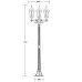 Наземный фонарь ASTORIA 1 L 91308LB Bl Oasis Light