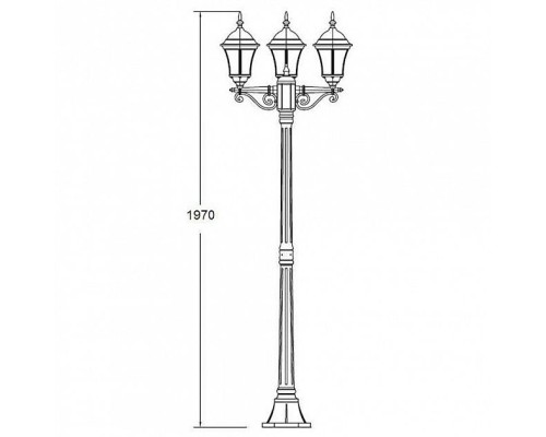 Наземный фонарь 91308SB Gb Oasis Light Наземный фонарь 91308SB Gb Oasis Light