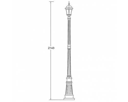 Наземный фонарь 91309S Bl Oasis Light Наземный фонарь 91309S Bl Oasis Light