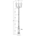 Наземный фонарь ASTORIA 1 L 91310LB/E7 Gb Oasis Light