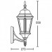 Настенный фонарь уличный 91401L Bl Oasis Light