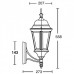Настенный фонарь уличный 91401L Gb Oasis Light