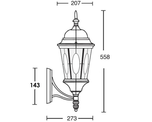 Настенный фонарь уличный ASTORIA 2M 91401M Bl овал Oasis Light Настенный фонарь уличный ASTORIA 2M 91401M Bl овал Oasis Light