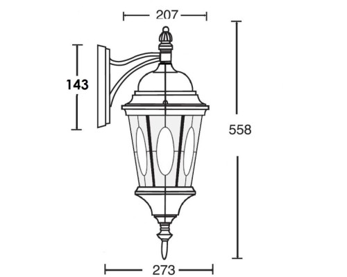 Настенный фонарь уличный ASTORIA 2M 91402M Bl овал Oasis Light Настенный фонарь уличный ASTORIA 2M 91402M Bl овал Oasis Light