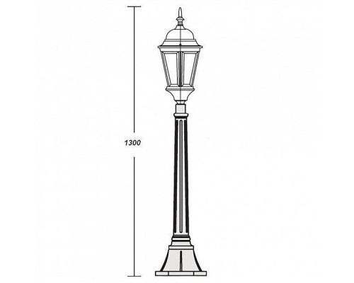 Наземный фонарь 91407L Bl Oasis Light Наземный фонарь 91407L Bl Oasis Light