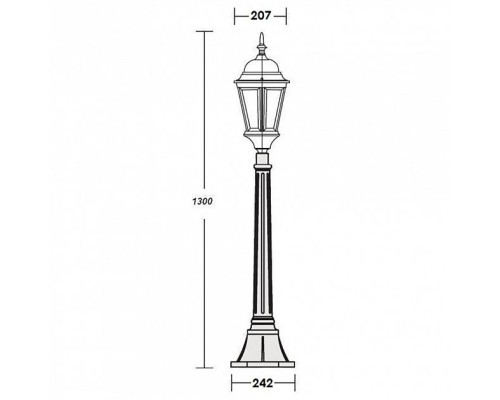 Наземный фонарь 91407L Gb Oasis Light Наземный фонарь 91407L Gb Oasis Light