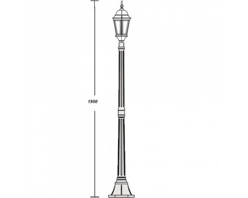 Наземный фонарь 91408L Bl Oasis Light Наземный фонарь 91408L Bl Oasis Light