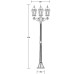 Наземный фонарь ASTORIA 2M 91408MB Bl овал Oasis Light