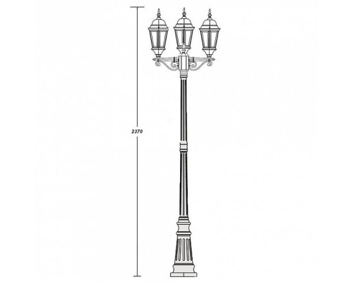 Наземный фонарь 91409LB Bl Oasis Light Наземный фонарь 91409LB Bl Oasis Light