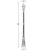 Наземный фонарь ASTORIA 2M 91409M Bl овал Oasis Light