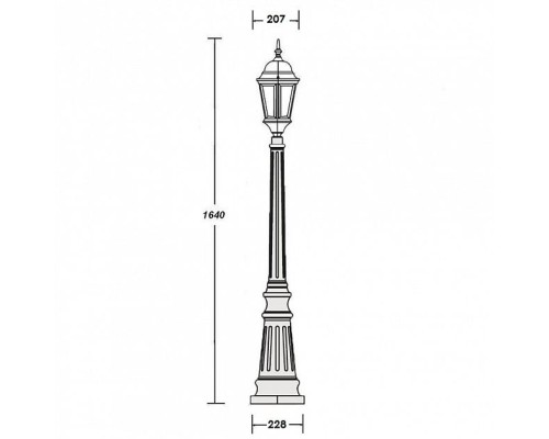 Наземный фонарь 91411L Gb Oasis Light Наземный фонарь 91411L Gb Oasis Light