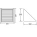 Настенный светильник уличный SIDNEY 91440 Bl Oasis Light
