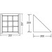 Настенный светильник уличный SIDNEY 91441 Bl Oasis Light