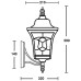 Настенный фонарь уличный VENECIA 2L 91801L/04 Bl Oasis Light