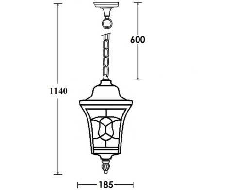 Уличный светильник подвесной VENECIA 2S 91805S Bl Oasis Light Уличный светильник подвесной VENECIA 2S 91805S Bl Oasis Light