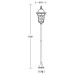 Наземный фонарь VENECIA 2L 91806L Bl Oasis Light