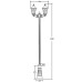 Наземный фонарь VENECIA 2L 91810LA B2 Bl Oasis Light