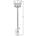 Наземный фонарь VENECIA 2L 91810LB B2 Bl Oasis Light