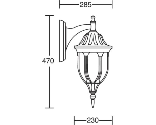 Настенный фонарь уличный GENUYA 92102/04 Bl Oasis Light Настенный фонарь уличный GENUYA 92102/04 Bl Oasis Light