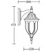 Настенный фонарь уличный GENUYA 92102/04 Bl Oasis Light