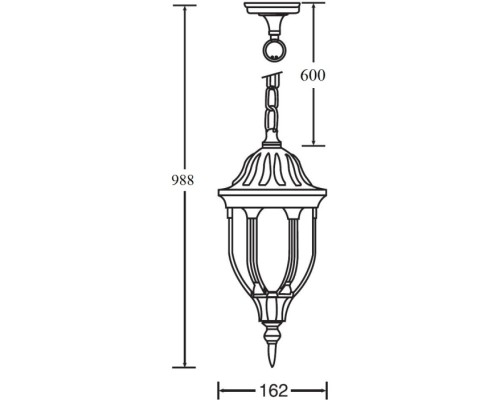 Уличный светильник подвесной 92105 Bl Oasis Light Уличный светильник подвесной 92105 Bl Oasis Light