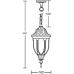 Уличный светильник подвесной 92105 Bl Oasis Light