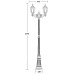 Наземный фонарь GENUYA 92109A Bl Oasis Light