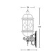 Настенный фонарь уличный SORENTO 92601/08 Bl Oasis Light