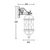 Настенный фонарь уличный SORENTO 92602/02 Bl Oasis Light