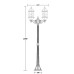 Наземный фонарь SORENTO 92608A Bl Oasis Light