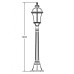 Наземный фонарь  95207L Bl Oasis Light