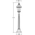 Наземный фонарь ROMA L 95207L W Oasis Light