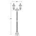 Наземный фонарь ROMA L 95208LA W Oasis Light