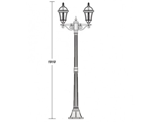 Наземный фонарь 95208SA Gb Oasis Light Наземный фонарь 95208SA Gb Oasis Light