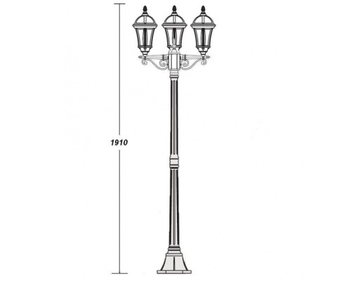 Наземный фонарь 95208SB Gb Oasis Light Наземный фонарь 95208SB Gb Oasis Light