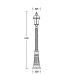 Наземный фонарь ROMA L 95211L W Oasis Light