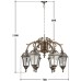 Уличный светильник подвесной ROMA S 95270S/6/16 GB Oasis Light
