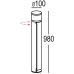 Наземный светильник Розетки AL6033-980 Bl Oasis Light