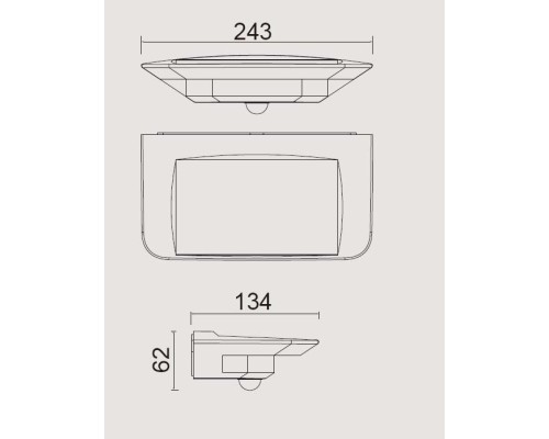 Настенный светильник уличный P9014 S Oasis Light Настенный светильник уличный P9014 S Oasis Light