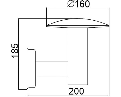 Настенный светильник уличный INOX LED ST031001 SS Oasis Light Настенный светильник уличный INOX LED ST031001 SS Oasis Light