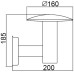 Настенный светильник уличный INOX LED ST031001 SS Oasis Light