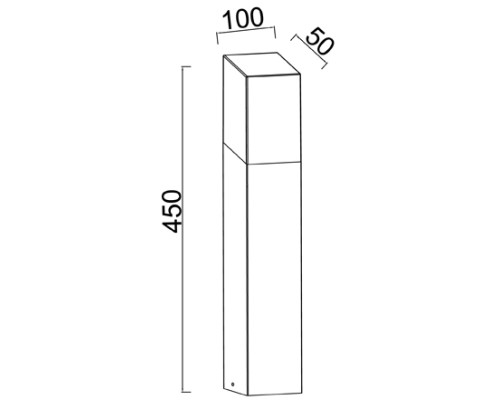 Наземный светильник INOX LED ST031052-450 SS Oasis Light Наземный светильник INOX LED ST031052-450 SS Oasis Light