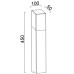 Наземный светильник INOX LED ST031052-450 SS Oasis Light