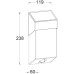 Настенный светильник уличный SOLAR ST9079 SS Oasis Light