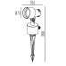 Грунтовый светильник W12637 Gr Oasis Light